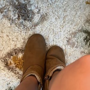 Furry boots